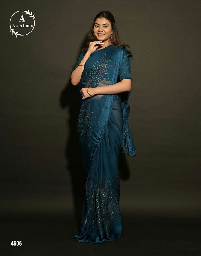 Nylon Autograth By Ashima Party Wear Sarees Catalog